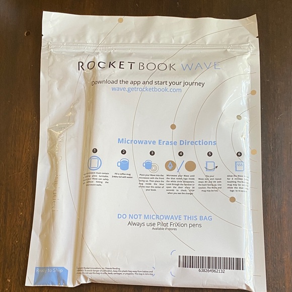 Rocketbook Wave Reusable Notebook New in Sealed Pouch - Picture 2 of 4
